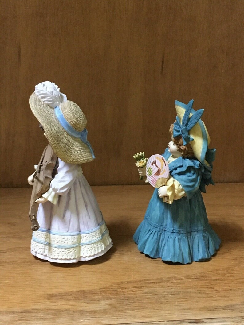 Set of 2 Maud Humphrey Bogart Figurines Sunday Best A Melody Etsy