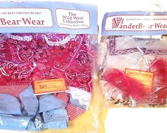 2 Alice & Muffy Vanderbear Wear the Wild West Collection Littlest Cowpoke Outfit