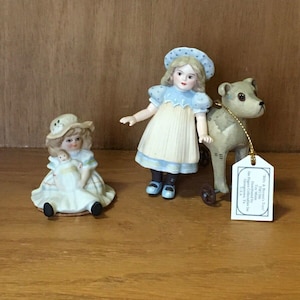 2 Jan Hagara Miniature Figurines: &quot;Billy And Brenna&#39;s Toys&quot; And &quot;Jenny Doll&quot;