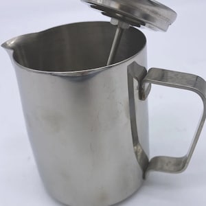 Milk Frothing Pitcher, Stainless Steel Espresso Steaming Pitchers, Coffee  Milk Frother Jug For Espresso Machines Cappuccino Latte Art, Pour Cup,  Halloween Christmas Wedding Birthday Gift Coffee Maker Accessories - Temu  United Arab