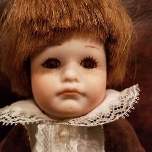 Bisque Doll By Oumlet Hansel & Gretel 10Girl, Original Clothes