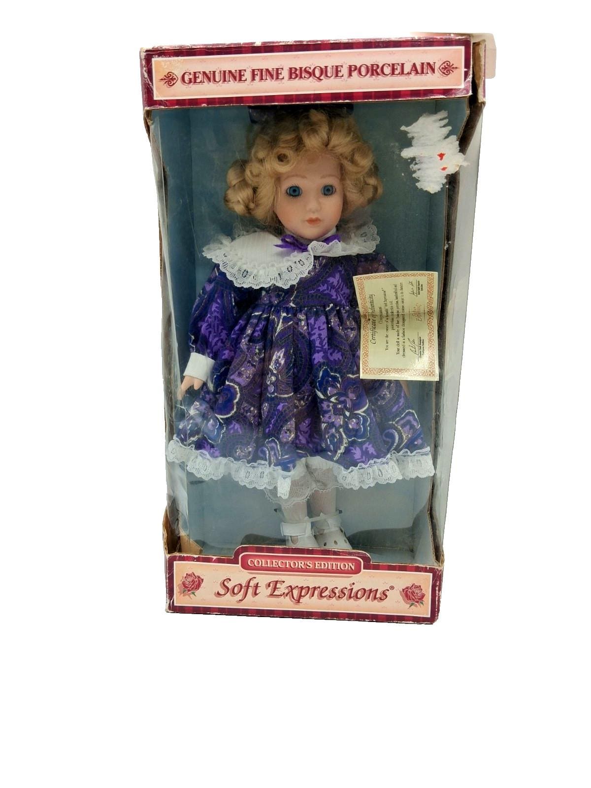 Collectors Choice Genuine Fine Bisque Porcelain Doll - Etsy Canada