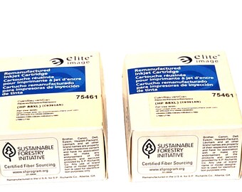 2 Elite Image Tri-Color Ink Cartridge Replaces Hp 88XL