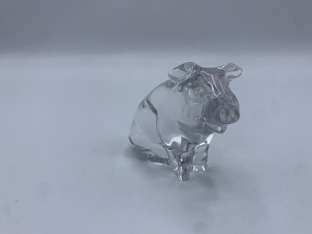 Princess House Crystal Pets Pig Figurine Etsy