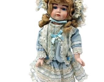 Ashton-Drake Galleries 19" Tall "Katrina" Porcelain Doll By Gaby Rademann 1991