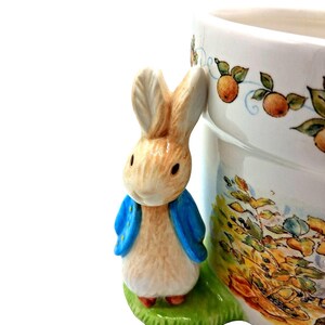 Ceramic Peter Rabbit Planter by Beatrix Potter 1997 Teleflora - Etsy