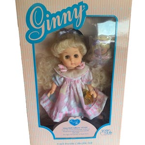 Ginny Doll Collector 71455 by Vogue with Doll Stand 8&quot; Tall