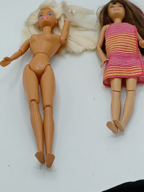 Two Jointed Barbie style Dolls 1993 china