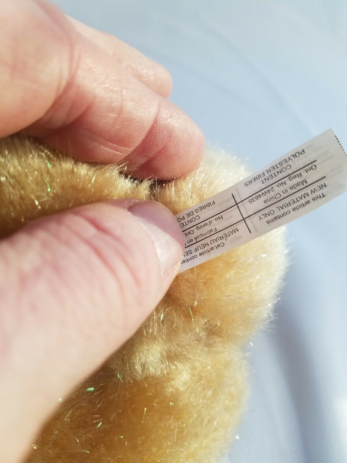 glitter teddy bear
