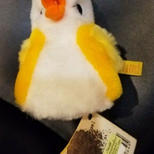 Vintage STEIFF Chick yellow Tag & Pin w Steiff Kinderparadies Tag 5564/10