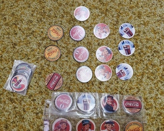 1994 coca cola collectible trading pogs advertising coca-cola lot sale
