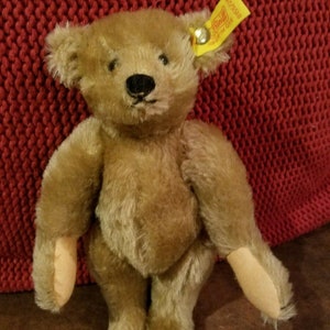 完成品 * vintage steiff teddy ʕ•ᴥ•ʔ♩ ブラウン クマさん - 通販