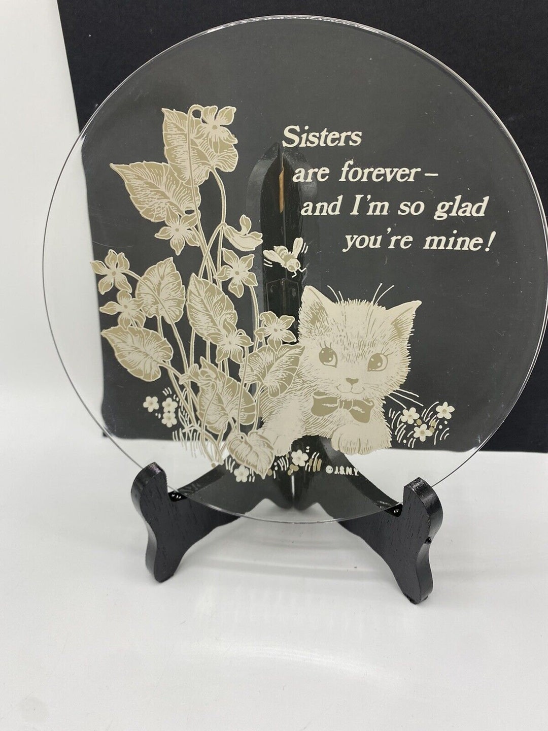 Etched Clear Acrylic Plates 6.5 Inches Plates Etsy