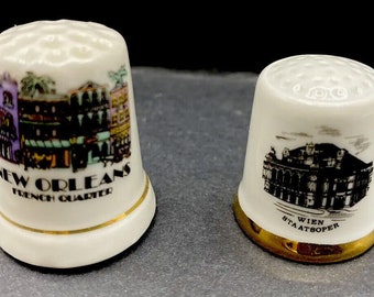 New Orleans And WIEN STAASOPER Thimbles