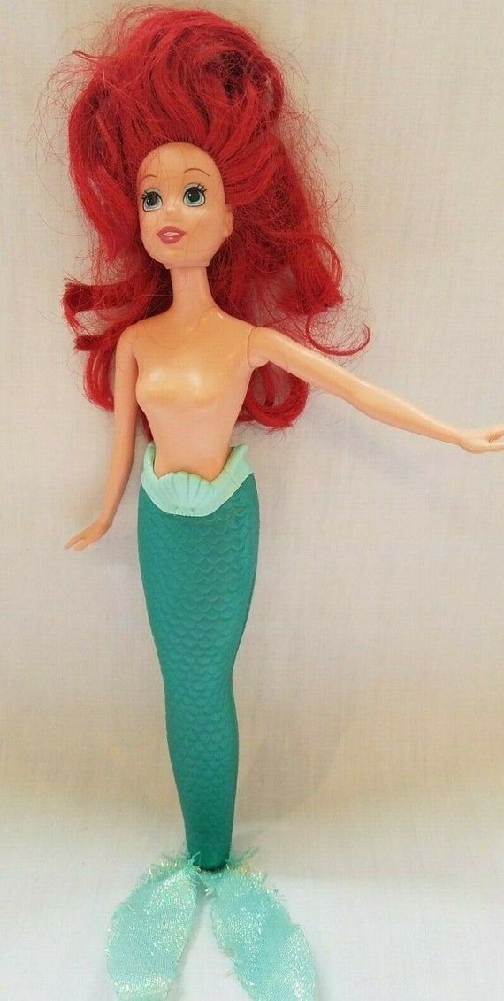 Beautiful 2012 Barbie Mattel Ariel Mermaid Doll for Your Doll House W Red  Hair 