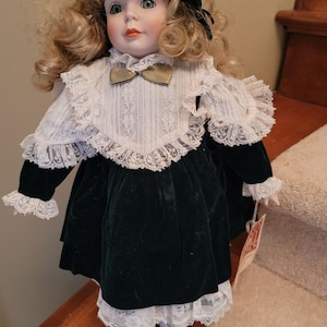 Dynasty Dolls Collection Maggie 18&quot; Porcelain Doll Musical