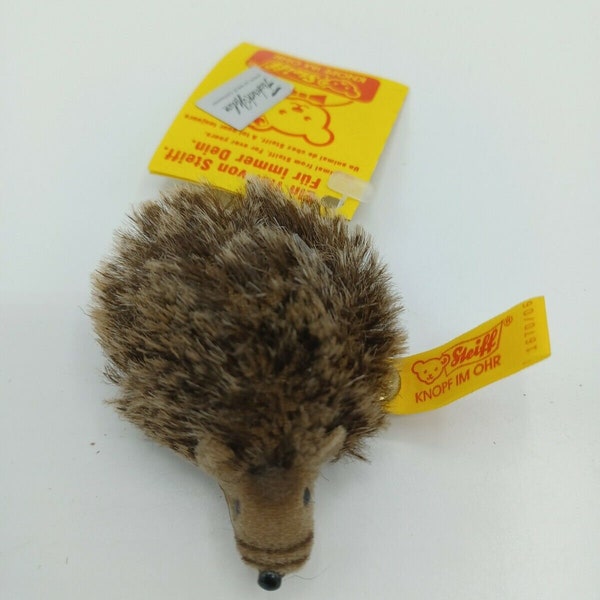 Vintage Steiff Plush Stuffed Animal- "Joggi the Hedgehog" w/ Tags 1670/06