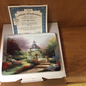 3rd Edition Hidden Gazebo Plate 4593A by Thomas Kinkade in Box*