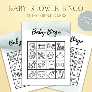 Baby Shower Bingo