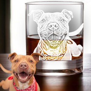 Pet memorial gift, Personalized Dog Remembrance Rocks Glass with Custom Pet Etching | Unique Engraved Drinkware for Pet Owners
