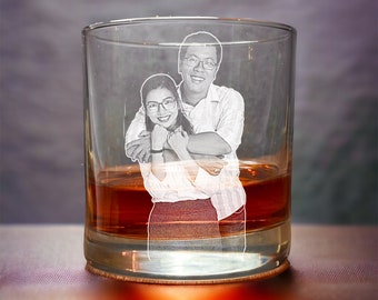 Vaso De Whisky Personalizado Para Papá O Abuelo - Grabado Con Nombres, Ideal Para Día Del Padre O Cumpleaños
