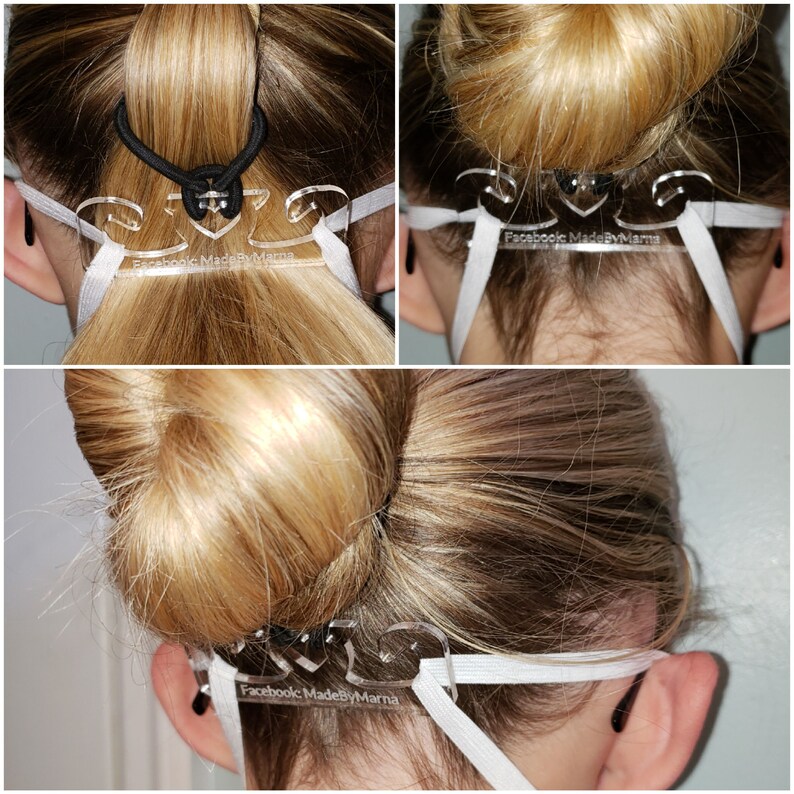 Heart Ear Saver for First Responders Doctors /& Nurses Acrylic Mask Holder