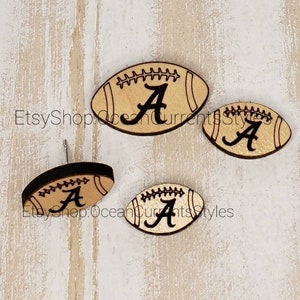 Alabama Football, Crimson Tide Earring Studs (Licensed)