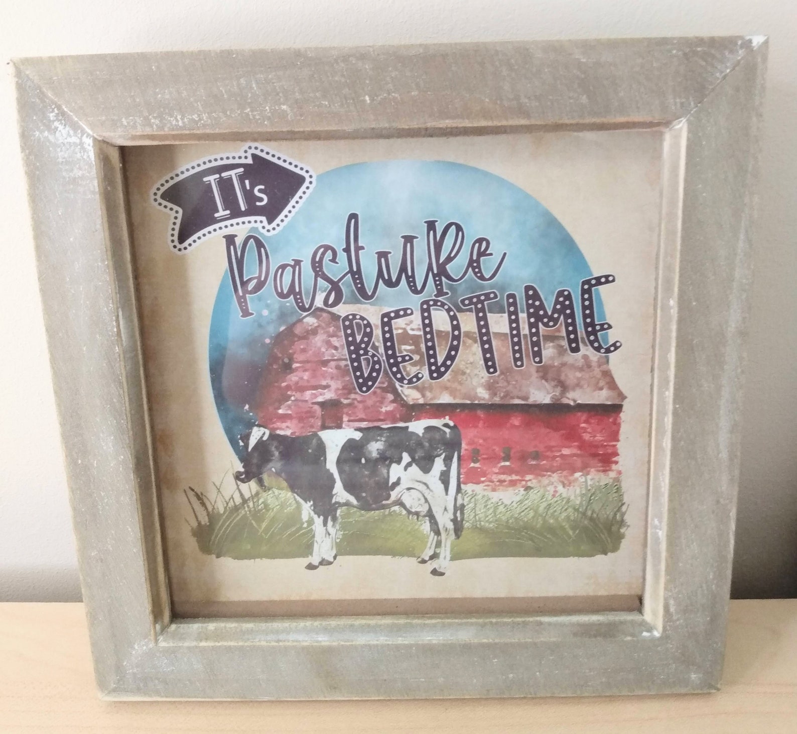 Past Your Bedtime it's Pasture Bedtime Framed Etsy