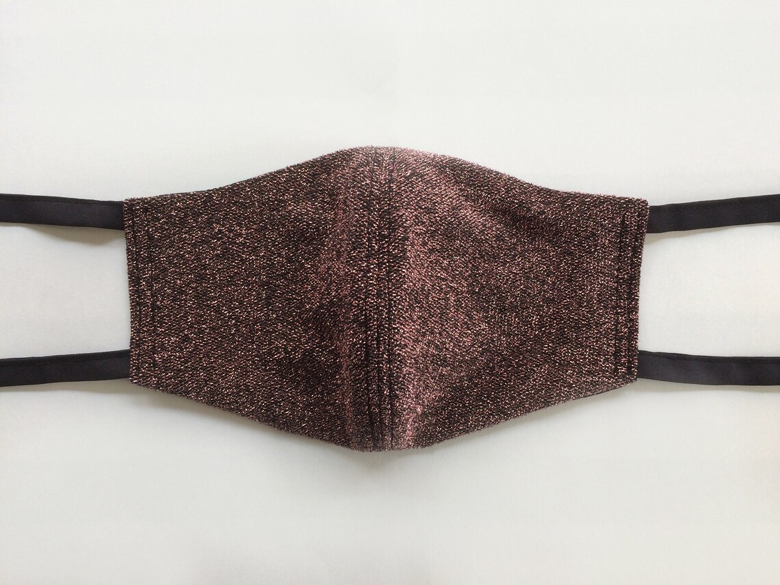 Pink glitter face mask Sparkly Maskozomer Washable Etsy