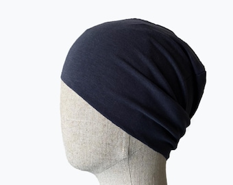 Weiche Bambusmütze, Blau, Grau, Schwarz und Grün unisex Hut