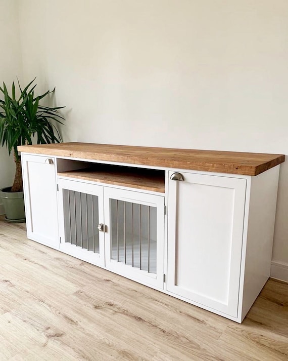 Dog Crate Sideboard Dog Housing Dog Bed Bespoke Cabinet Dog House Dog Pet Pet Crate Etsy Canada
