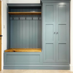 Decorative Boot Room Double Cupboard Hallway Bench Hallway Shoe and Coat Storage Mudroom Furniture Custom Sizes Available Etsy