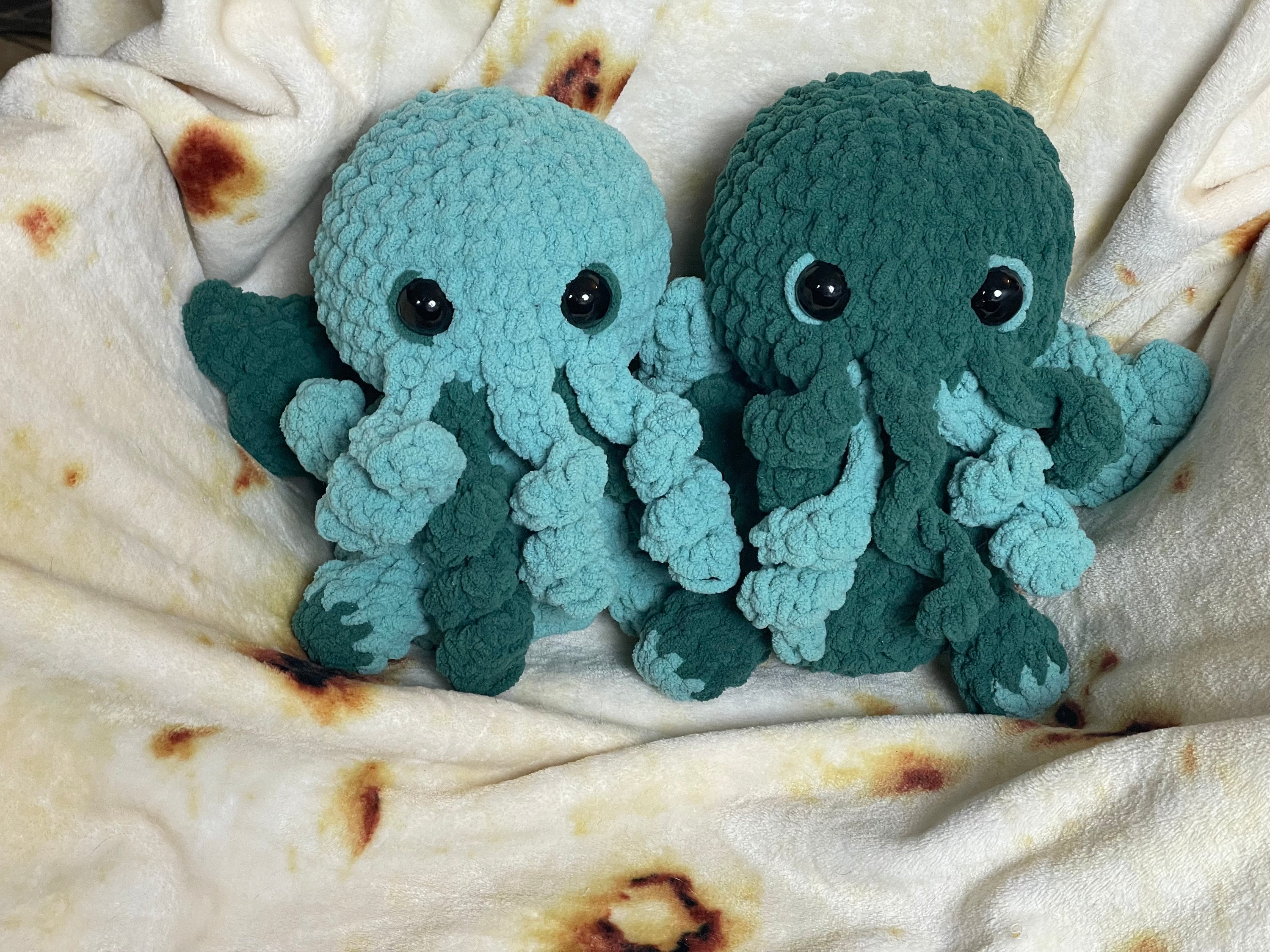 40 Crochet Stuffies with Cows, Frogs, Koalas, and Cthulhu 14 Pattern: Cthuhlu Stuffie Crochet
