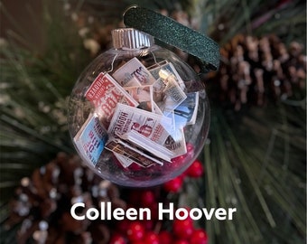 Colleen Hoover: Book Filled Ornament
