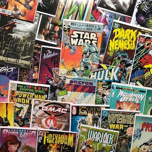 Comic shop in a Box:  books and merch