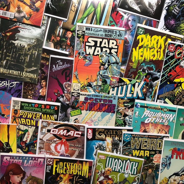 Comic shop in a Box:  books and merch