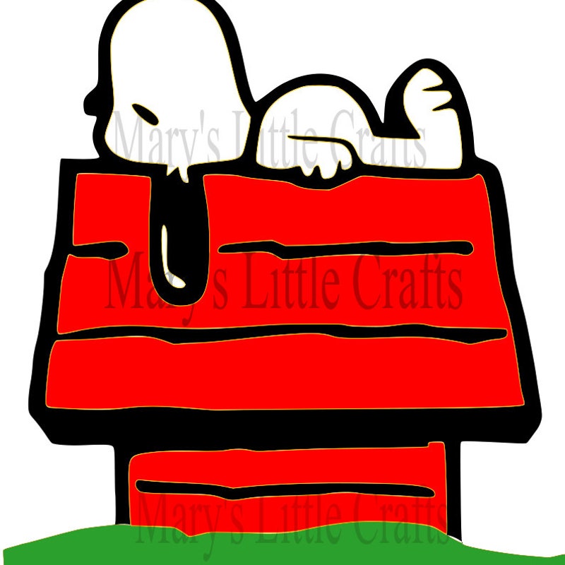 Snoopy Laying Down - Etsy