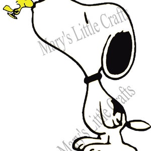 snoopy and woodstock love SVG, Files for Silhouette Cameo or Cricut
