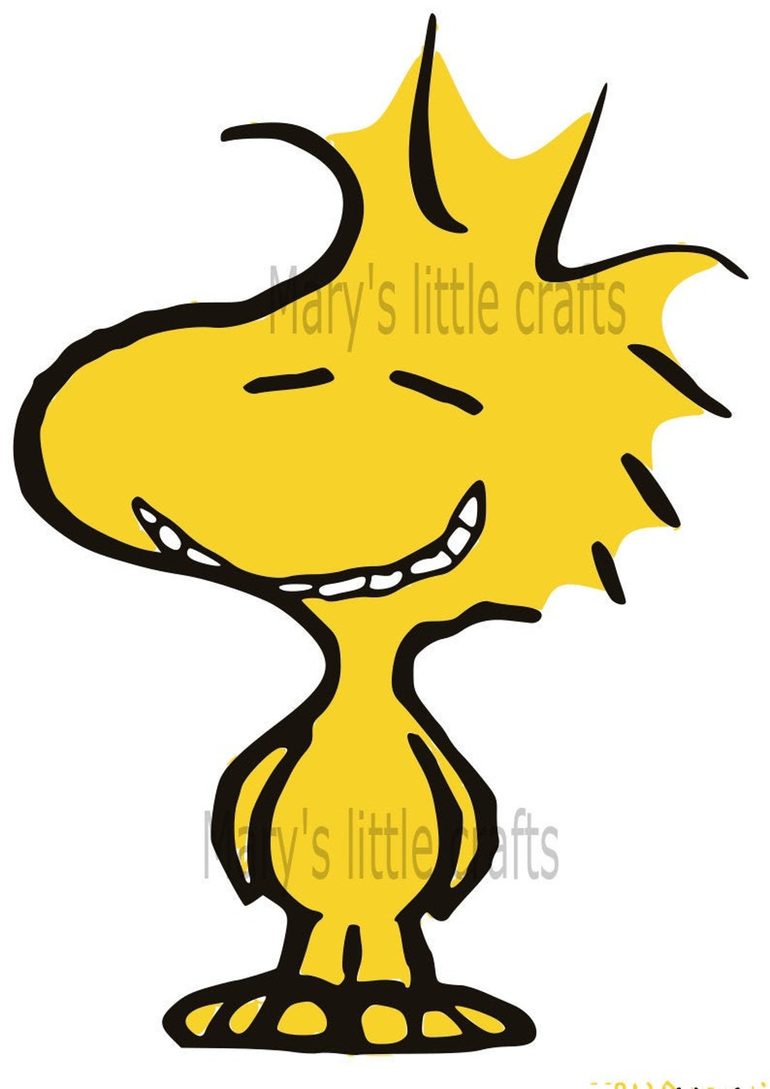 Woodstock Snoopy Yellow Bird Fly, Flying Bird Svg, Peanuts Png, Snoopy Svg,  Bird Dxf, Birthday Svg, Printable, Cricut File 