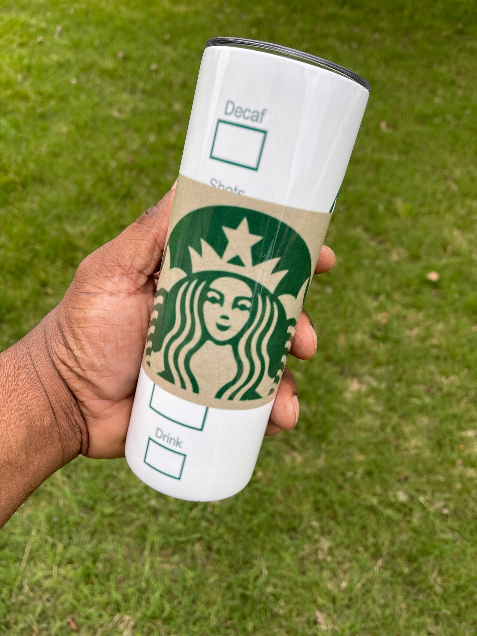 Starbucks 20oz tumbler with lid and straw. Etsy