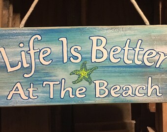 Items Similar To Advice From The Ocean Wood Sign Beach Wedding