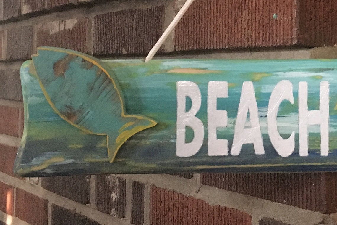 Beach House Sign/outdoor Beach Sign/beach Decor Etsy
