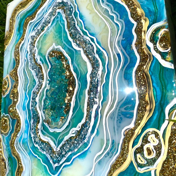 Geode Painting - Etsy