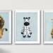 Sarah Cee reviewed Safari Friends Set of 3 - Rory, Zara & Raffi Safari Nursery Prints | Safari Scandi Nursery | Lion Zebra Giraffe Nursery Prints