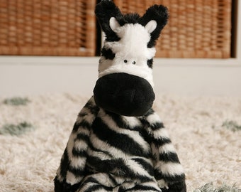 Zebra Soft Toy - Zara the Zebra teddy stuffed animal - The perfect baby shower gift or toddler soft toy