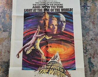 世界の果ての光 オリジナル映画ポスター ワンシート 1971 カーク・ダグラス 41" x 27"