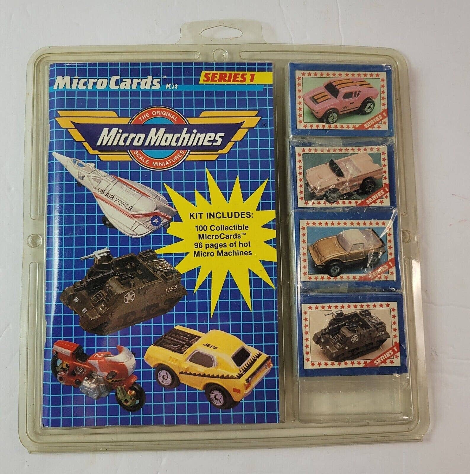 Vintage 1989 Micro Machines Micro Cards Series 1 New Sealed Vintage 1989 Micro Machines Micro Cards Series 1 New Sealed