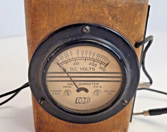 Vintage Volt Ohmmeter Model 271-B Chicago USA Industrial Instrument Co. IISCO
