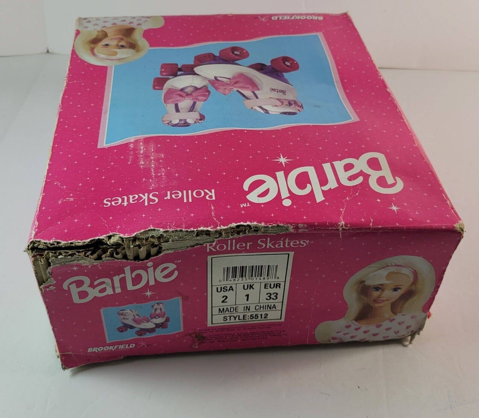 Vintage Barbie Mattel Brookfield Pink Bubblegum Roller Skates - Etsy