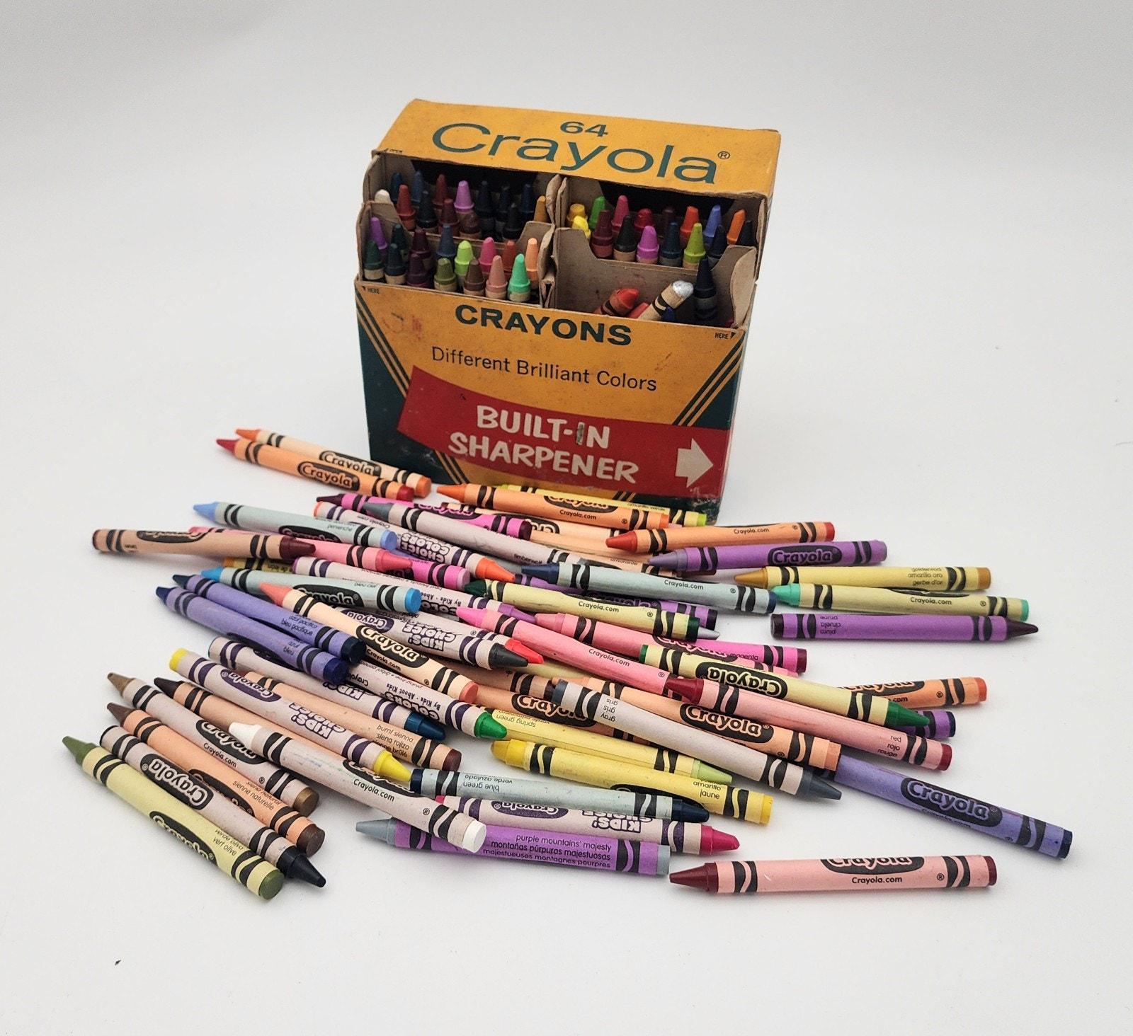 Vintage Crayola Crayon Set - Etsy